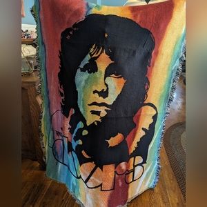 The Doors Tie-Dye Throw Blanket